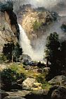 Cascade Falls Yosemite by Thomas Moran